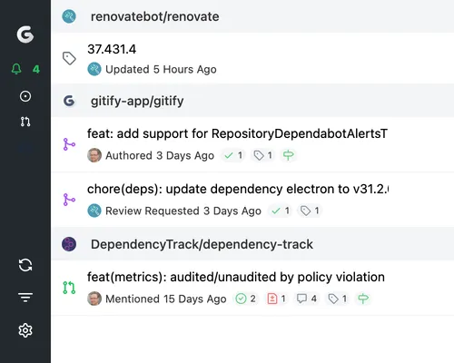 Gitify - GitHub notifications in your menu bar